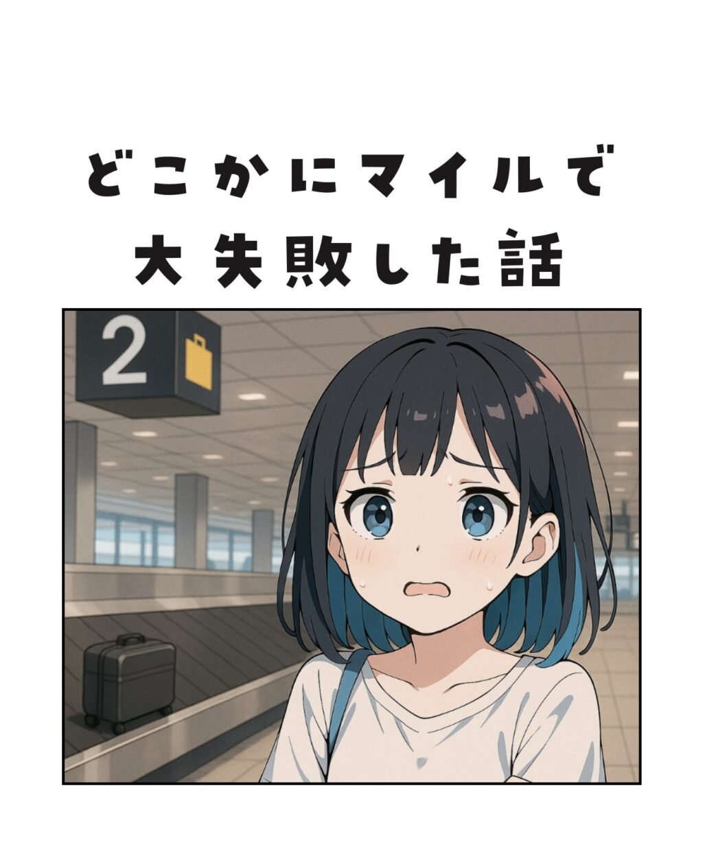 どこかにマイルで大失敗した話の表紙