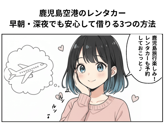 鹿児島のレンタカーまんが